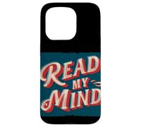 Cool Read my Mind Speech Emblem Case for iPhone 15 Pro