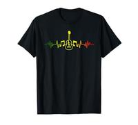 Cool Reggae For Men Women Music Notes Guitar Accessories T-Shirt