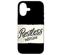 Cool Restless Motto for Boys and Girls Case for iPhone 17
