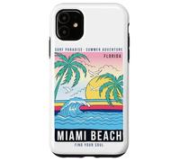 Cool Reto Miami Beach, Miami Outfit Fashion Graphic Design Case for iPhone 11