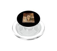 Cool Retro Bubble Tea Sunglasses Owl PopSockets PopGrip for MagSafe