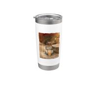 Cool Retro Bubble Tea Sunglasses Squirrel Stainless Steel Insulated Tumbler