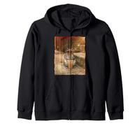 Cool Retro Bubble Tea Sunglasses Squirrel Zip Hoodie