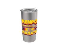 Cool Retro Kenpo Karate Design: Summer Outfit for Karateka! Stainless Steel Insulated Tumbler