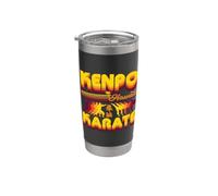 Cool Retro Kenpo Karate Design: Summer Outfit for Karateka! Stainless Steel Insulated Tumbler