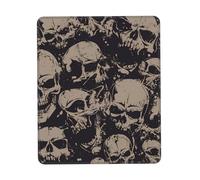 Cool Retro Skull Graphics Mouse Pad Ultra-Smooth Gaming Mousepad Non-Slip Rubber Base Washable Perfect For Desk