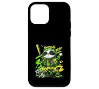 Cool retro streetwear baseball panda & cat player astronaut Case for iPhone 12 mini