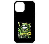 Cool retro streetwear baseball panda & cat player astronaut Case for iPhone 12 Pro Max