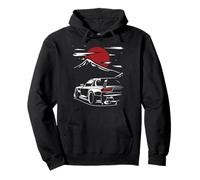 Cool Retro Vintage Japanese JDM Tokyo Japan Drift Race Car Pullover Hoodie