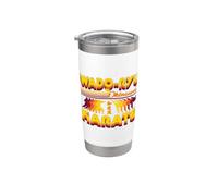 Cool Retro Wado-Ryu Karate Design: Summer Outfit Stainless Steel Insulated Tumbler