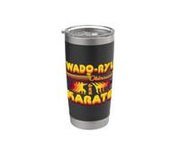 Cool Retro Wado-Ryu Karate Design: Summer Outfit Stainless Steel Insulated Tumbler