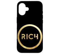 Cool Rich People Style Tee shirt, Yes I'm Rich, Rich Graphic Case for iPhone 16