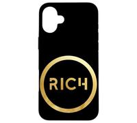 Cool Rich People Style Tee shirt, Yes I'm Rich, Rich Graphic Case for iPhone 16 Plus