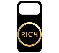 Cool Rich People Style Tee shirt, Yes I'm Rich, Rich Graphic Case for iPhone 17 Pro Max