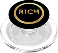 Cool Rich People Style Tee shirt, Yes I'm Rich, Rich Graphic PopSockets PopGrip for MagSafe