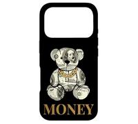 Cool Rich Teddy Bear with Money Illustration Graphic Designs Case for iPhone 17 Pro