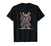 Cool Robot in Samurai Armor Costume T-Shirt