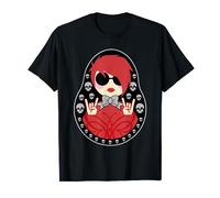 Cool Rocker Matryoshka Russian Doll Babushka Costume T-Shirt