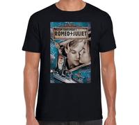 Cool Romeo Juliet Movie Poster Tshirt Unisex Men's T Shirt Black