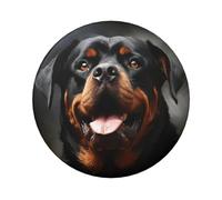 Cool Rottweiler Dog Art Button Pins 12 Pcs, 2.4 Inch Round Button Badges Metal Personalized Picture Photo Pin Buttons Kit For Craft Supplies Christmas Diy Party Projects