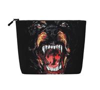Cool Rottweiler Dog Art Printed Make up Bag for Women Makeup Bags Zipper Travel Cosmetic Bags Pouch Organizer