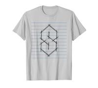 Cool S, Pointy S or Super S 90s Kids School Nostalgia Meme T-Shirt, Men, Silver Grey, Medium