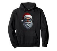 Cool Santa 67 Sunglasses Portrait Christmas Retro Men Women Pullover Hoodie