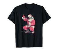 Cool Santa Moves with VR Headset for Gaming Christmas T-Shirt