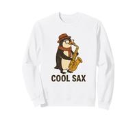 Cool sax, funny Saxophone Retro Jazz Music Graphic Sweatshirt