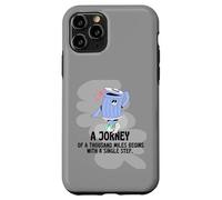 Cool Saying A journey of a thousand miles Case for iPhone 11 Pro