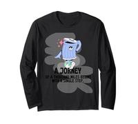 Cool Saying A Journey of a Thousand Miles Long Sleeve T-Shirt
