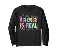 Cool Science is Real Physics Dad I Teach Teacher Nerd Long Sleeve T-Shirt