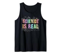 Cool Science is Real Physics Dad I Teach Teacher Nerd Tank Top