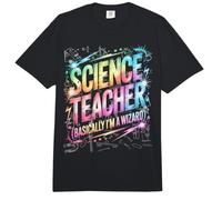Cool Science Teacher Basically Wizard Chemistry Dad Teacher Comfort Colors Adult Heavyweight T-Shirt