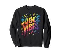 Cool SCIENCE VIBES Physics Dad Teacher I Teach Nerd Robotics Sweatshirt