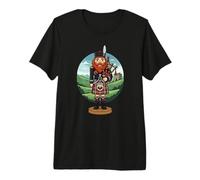 Cool Scottish Nutcracker Bagpipes Premium T-Shirt