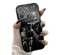 Cool Scream Horror Movie Anime Printed Case for iPhone 17, Fashion Funny Halloween Skull Skeleton Scary Face Pattern Design, Soft TPU Silicone Shockproof Phone Case for Women Men Boys Girls