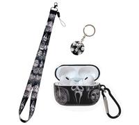Cool Scream Pattern Pro 2 Case 2022 with Durable IMD Printing Technology and PET Layer，with Horror Keychain Clip Carabiner and Lanyard，Designed for Those who Like Thrilling Horror Themes