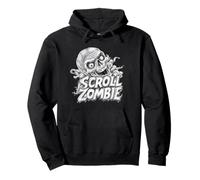 Cool Scroll Generation with Zombie Head Costume Pullover Hoodie