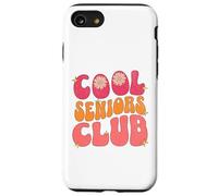 Cool Seniors Club Pastel Retro Typography Senior Year Groovy Case for iPhone SE (2020) / 7/8