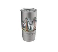 Cool Sequoia National Park Hiking Watercolour Graphic Stainless Steel Insulated Tumbler