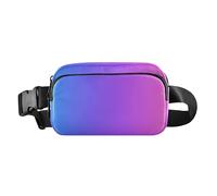 Cool Serenity Fashion Fanny Pack Waist Bag for Women Men Large Capacity Belt Bag Travel Wallet for Shopping Running, Cosmic Twilight, One Size