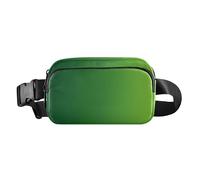 Cool Serenity Fashion Fanny Pack Waist Bag for Women Men Large Capacity Belt Bag Travel Wallet for Shopping Running, Green Gradient, One Size