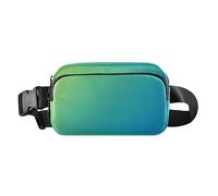Cool Serenity Fashion Fanny Pack Waist Bag for Women Men Large Capacity Belt Bag Travel Wallet for Shopping Running, Lime Horizon, One Size
