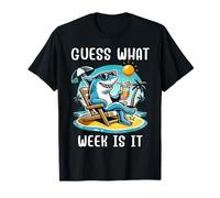 Cool Shark 2025 Week Guess What Week Is It Shark Lover Trip T-Shirt