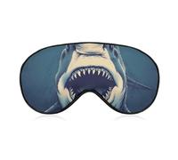 Cool Shark Eye Mask, Side Sleeping Mask Light Blindfold Sleeping Mask Nose Pad and Elastic Band for Children Women and Men