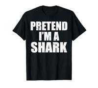 Cool Shark Lover Halloween Last Minute Pretend I’m a Shark T-Shirt