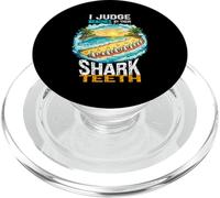 Cool Shark Teeth Finder Coastal Vacation Collecting Design PopSockets PopGrip for MagSafe