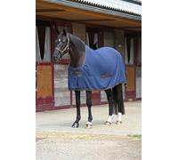 Cool Sheet Linen, 155, Navy/Coffee