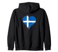 Cool Shetland Islands Flag for Shetland Day A Shetland Expat Zip Hoodie